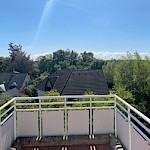 180° Blick vom Balkon in Richtung Süden